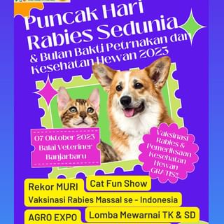 Peringatan Puncak Hari Rabies Sedunia & Bulan Bakti Peternakan dan Kesehatan Hewan 2023